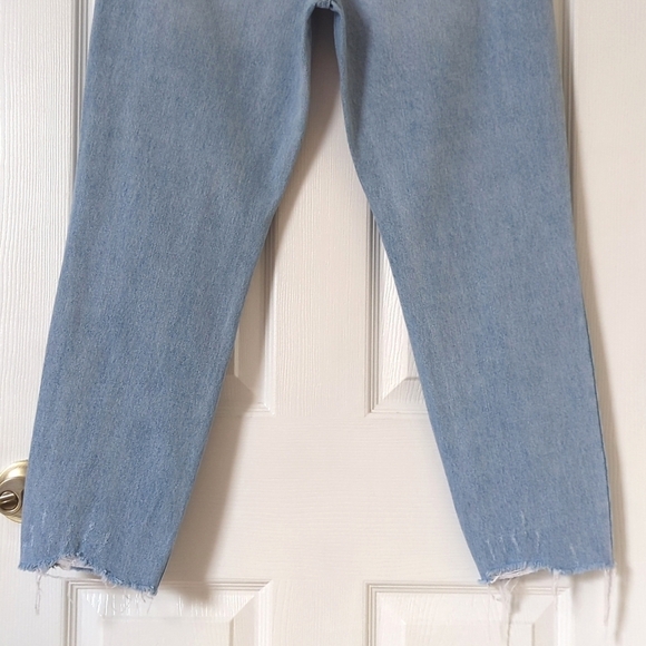We The Free Blossom Rigid Light Wash High Waisted Button Fly Skinny Jeans 28 - Picture 6 of 15